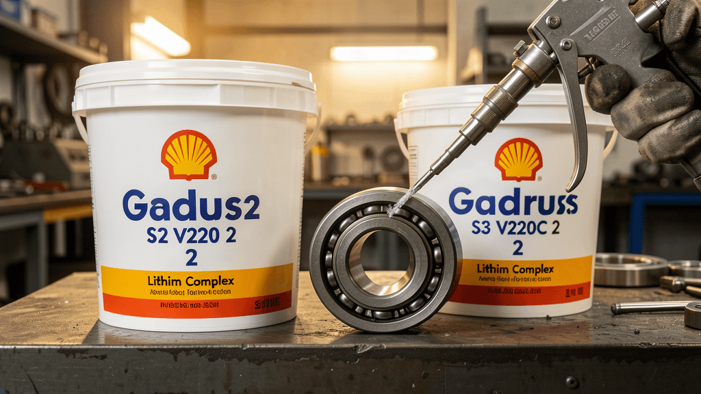 Gadus S2 V220 2 vs S3 V220C 2: cùng độ nhớt 220, khác thế hệ mỡ - chọn loại nào?
