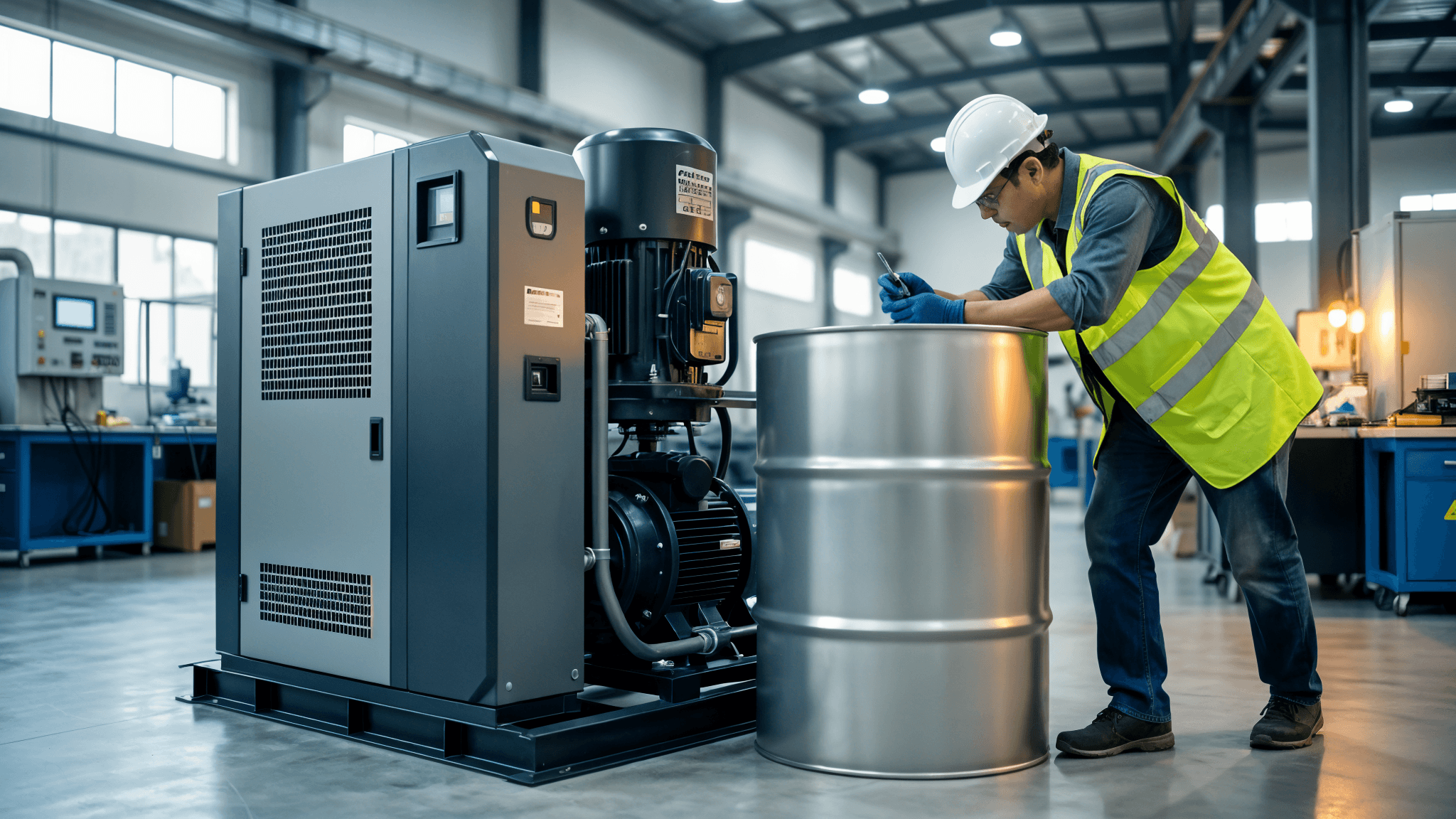 Dầu máy nén khí trục vít Corena S4 R 46: đọc TDS để tính chi phí vận hành thật